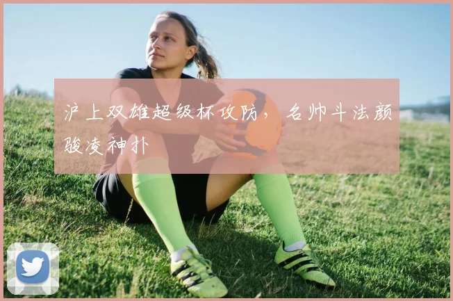 沪上双雄超级杯攻防，名帅斗法颜骏凌神扑